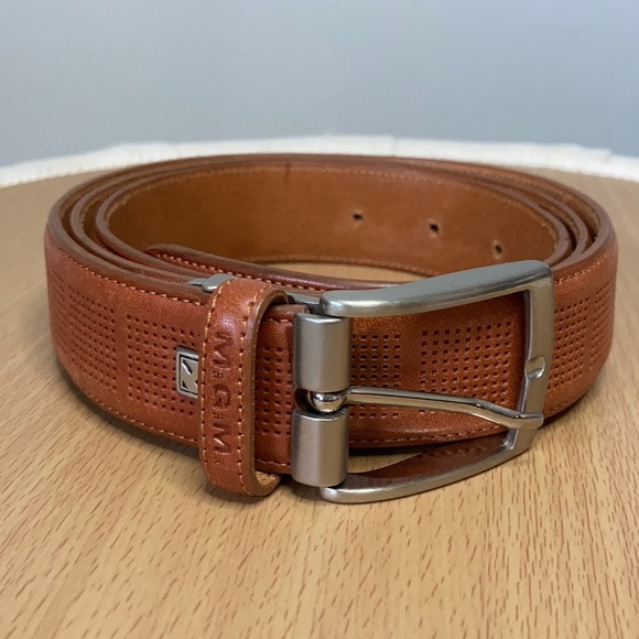 M.G.M Other - M.G.M. Camel Brown Leather Belt size 42